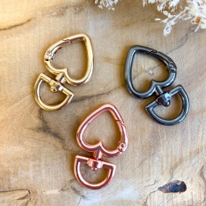 Heart snap hook