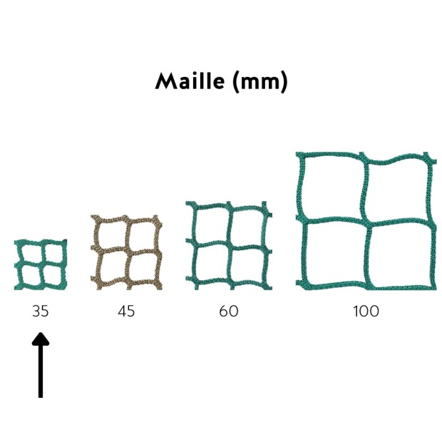 Custom-made hay net - Rectangular