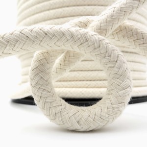 Ganse Coton avec Âme Naturelle 2mm bobine de 100m