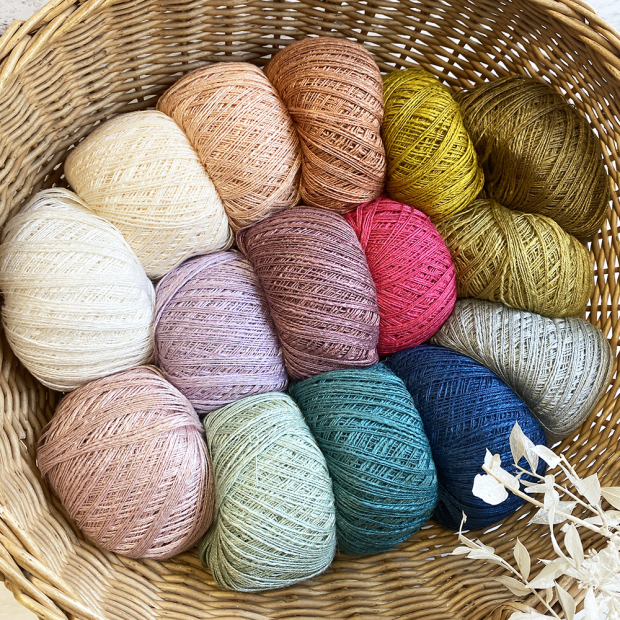 Flamed linen