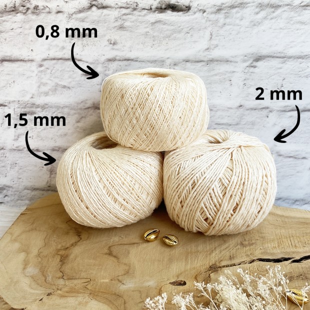 Flamed linen