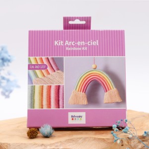 Kit arc-en-ciel macramé