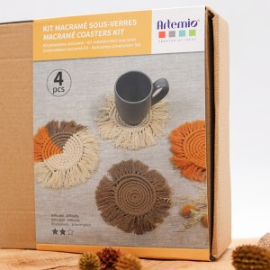 Kit sous-verres macramé