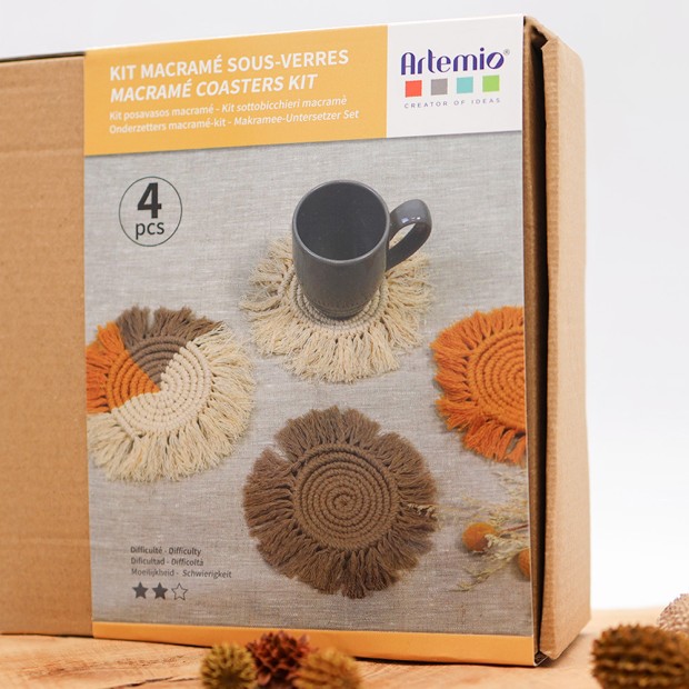 Kit sous-verres macramé