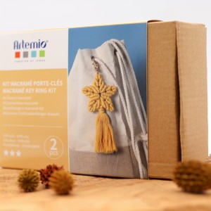 Kit porte-clés Étoile macramé