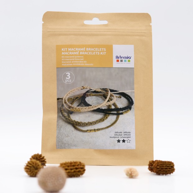 Kit bracelets macramé